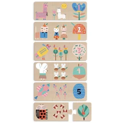 Suzy Ulman Mum and Baby Trio Jigsaw Puzzles by Vilac (6x3pcs)