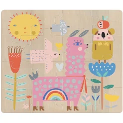Suzy Ultman Evolutive Wooden Jigsaw Puzzles by Vilac (Set of 4)