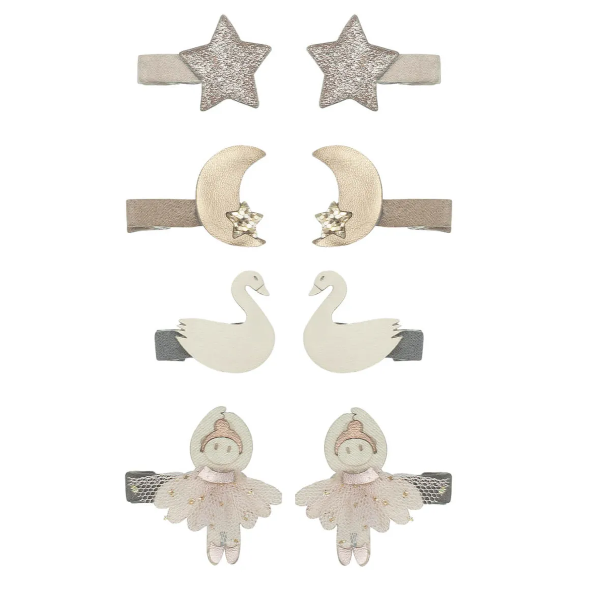 Swanlake Mini Hair Clips by Mimi & Lula