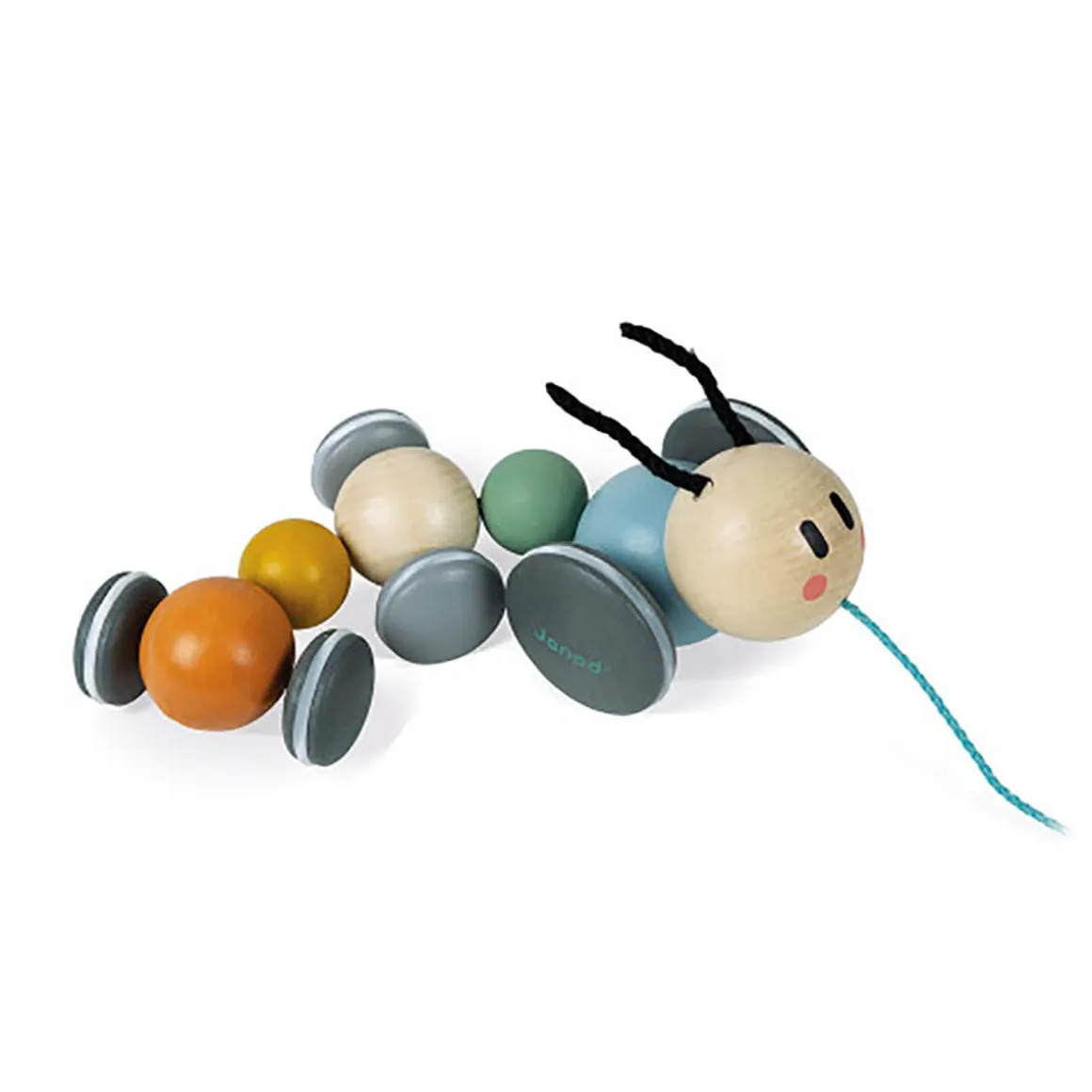 Sweet Cocoon Pull Along Caterpillar by Janod