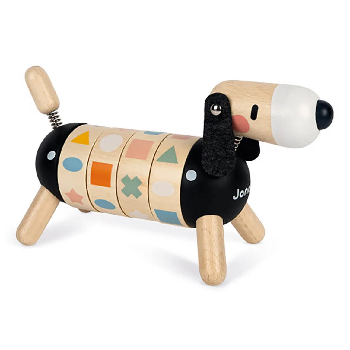 Sweet Cocoon Shapes and Colours Dog by Janod