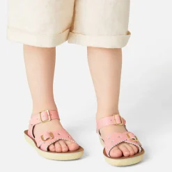 Sweetheart Sandals in Pink by Salt-Water