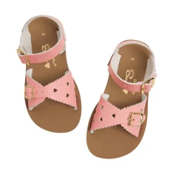 Sweetheart Sandals in Pink by Salt-Water