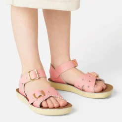 Sweetheart Sandals in Pink by Salt-Water