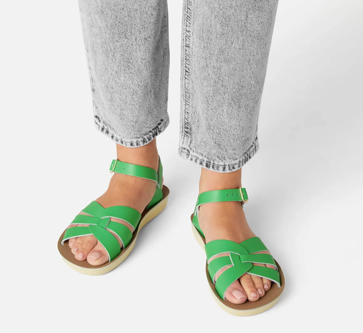 Swimmer Adult Sandals in Kelly Green by Salt-Water