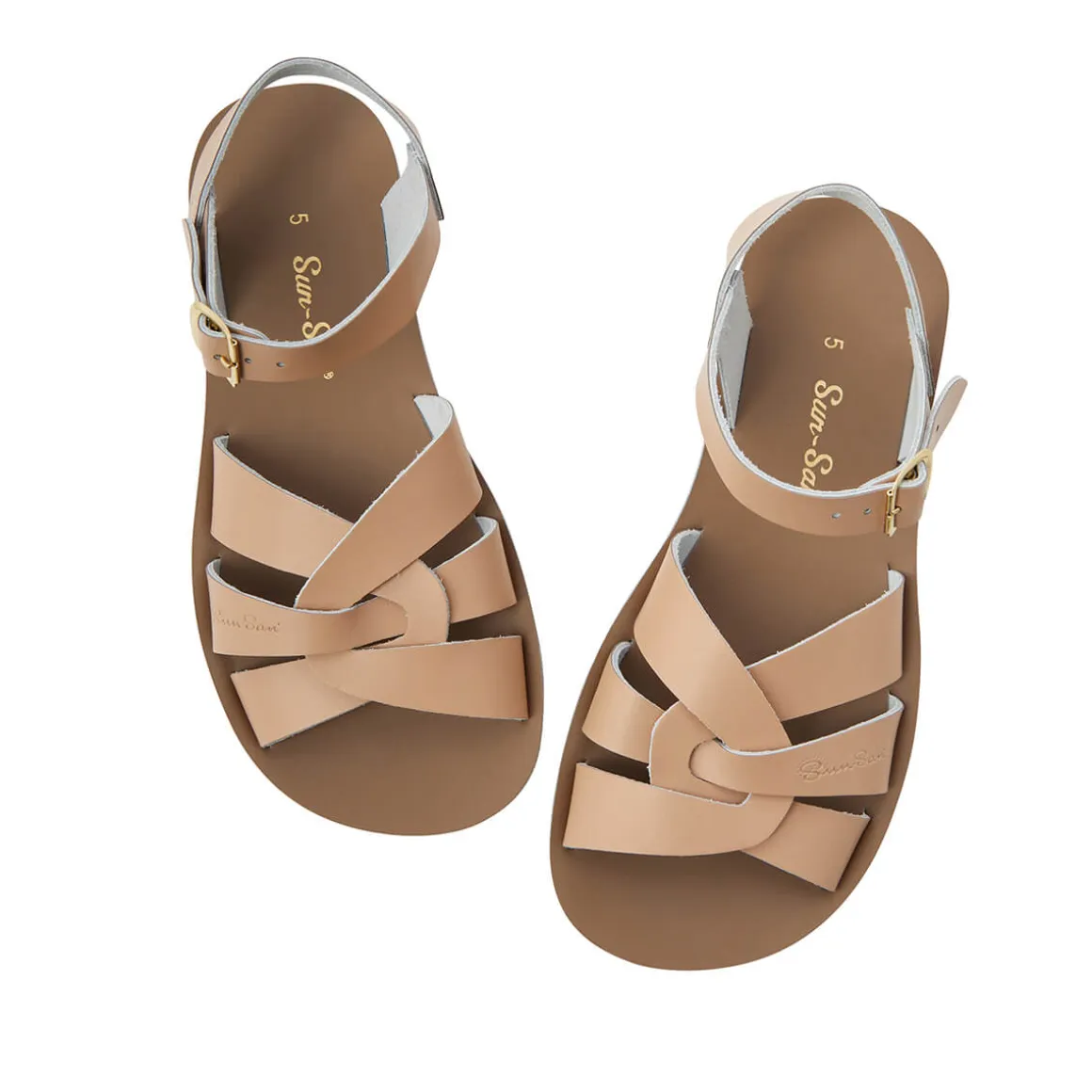Swimmer Sandals in Latte by Salt-Water