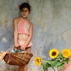 Swimsuit in Marguerite Print by Bonjour