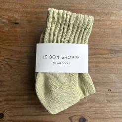 Swing Adult Socks in Dried Sage by Le Bon Shoppe