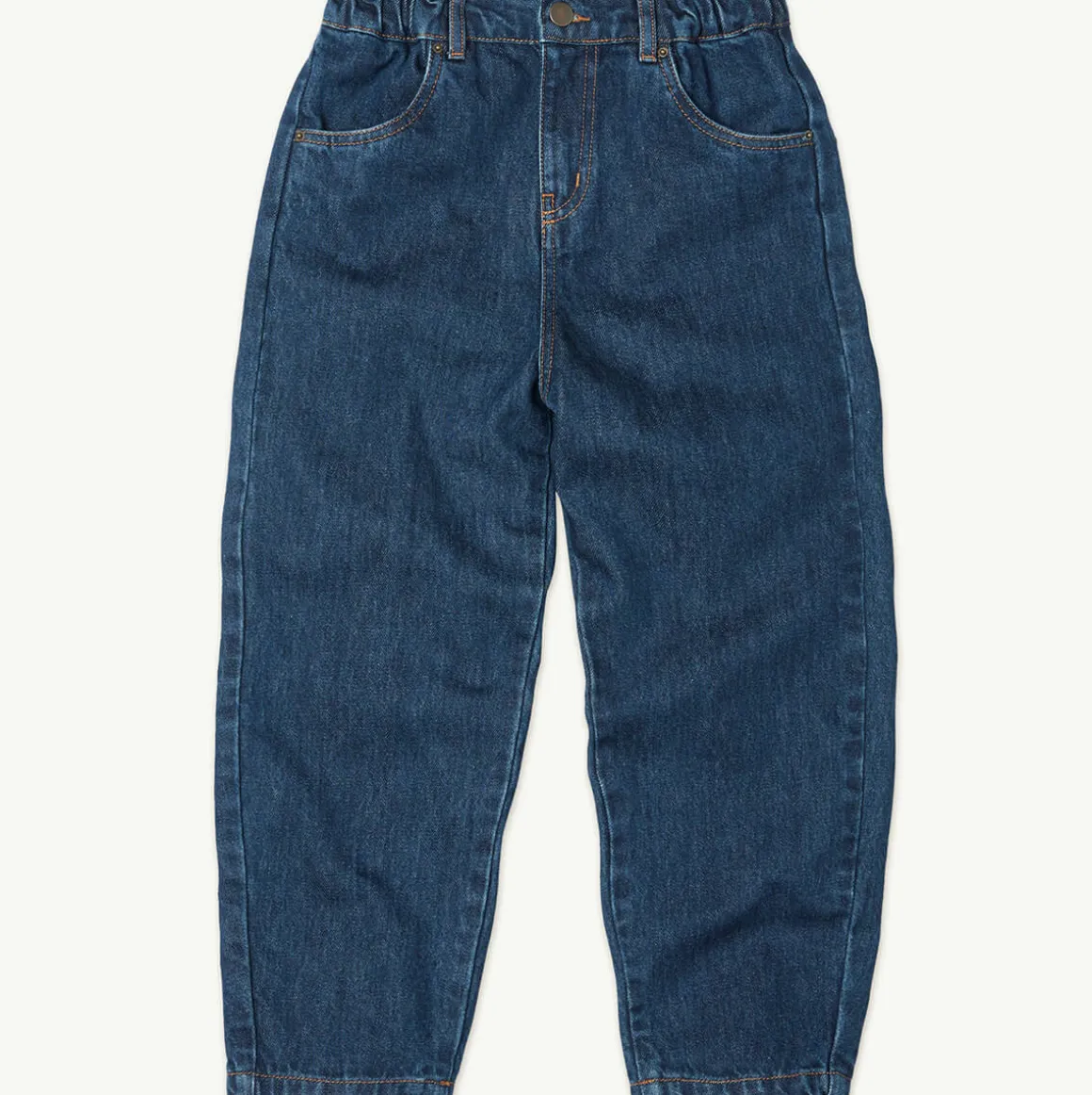 Tapered Jean in Washed Denim by Main Story