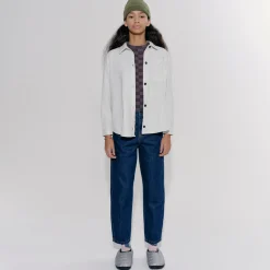 Tapered Jean in Washed Denim by Main Story