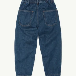 Tapered Jean in Washed Denim by Main Story