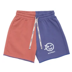 Tattoo Shorts in Brick / Deep Dusk Blue by Wynken - Last One In Stock - 2 Years
