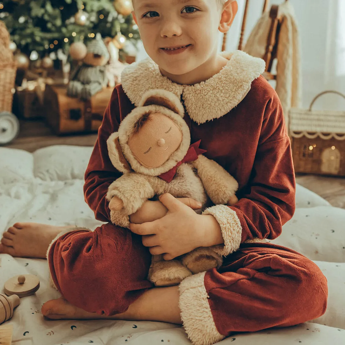 Teddy Crumble Sand Cozy Dinkums Doll by Olli Ella