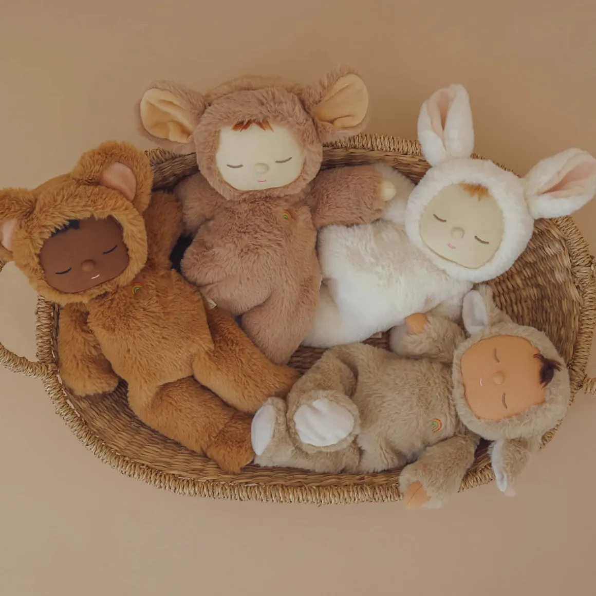 Teddy Mini Cozy Dinkums Doll by Olli Ella
