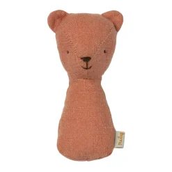 Teddy Rattle in Dusty Coral by Maileg