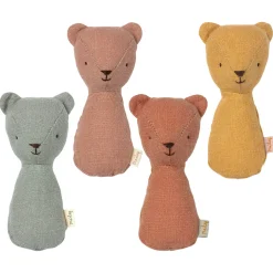 Teddy Rattle in Dusty Coral by Maileg