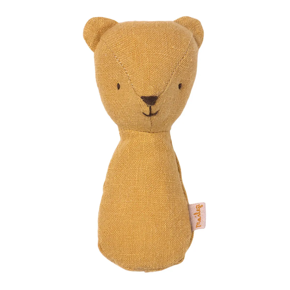 Teddy Rattle in Dusty Yellow by Maileg