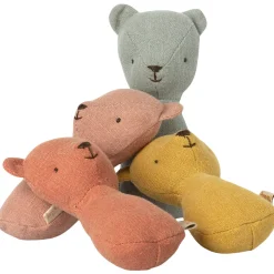 Teddy Rattle in Dusty Yellow by Maileg