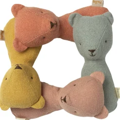 Teddy Rattle in Dusty Yellow by Maileg