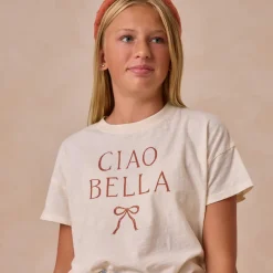 Teen Boxy Tee in Ciao Bella by Rylee & Cru