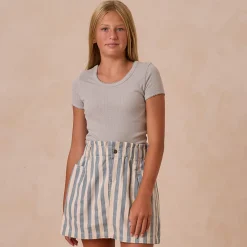 Teen Pointelle Tee in Seafoam by Rylee & Cru