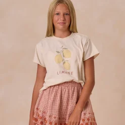 Teen Vintage Tee in Limone by Rylee & Cru