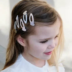 Teeny Heart Mini Clic Clac Hair Clips in Pink Multi by Mimi & Lula