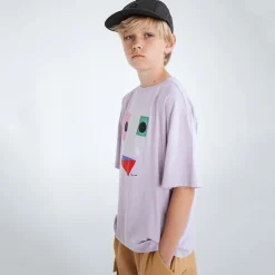 Tee Shirt in Lavender Fog by Repose AMS