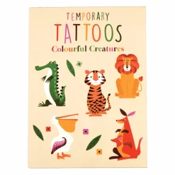 Temporary Tattoos Colourful Creatures by Rex London