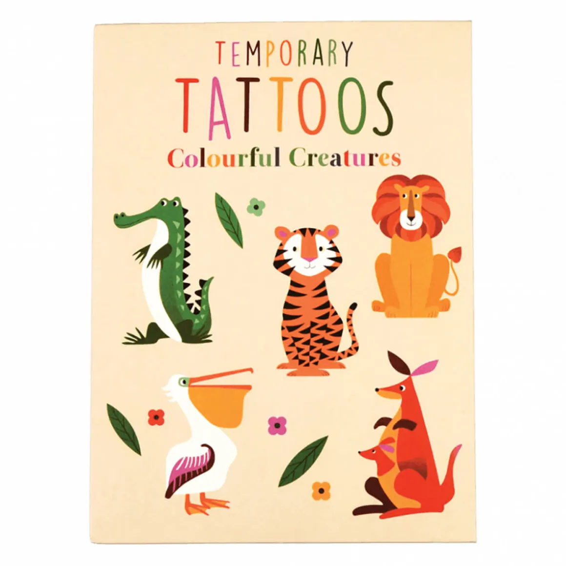 Temporary Tattoos Colourful Creatures by Rex London