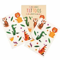 Temporary Tattoos Colourful Creatures by Rex London