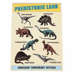 Temporary Tattoos Prehistoric Land by Rex London