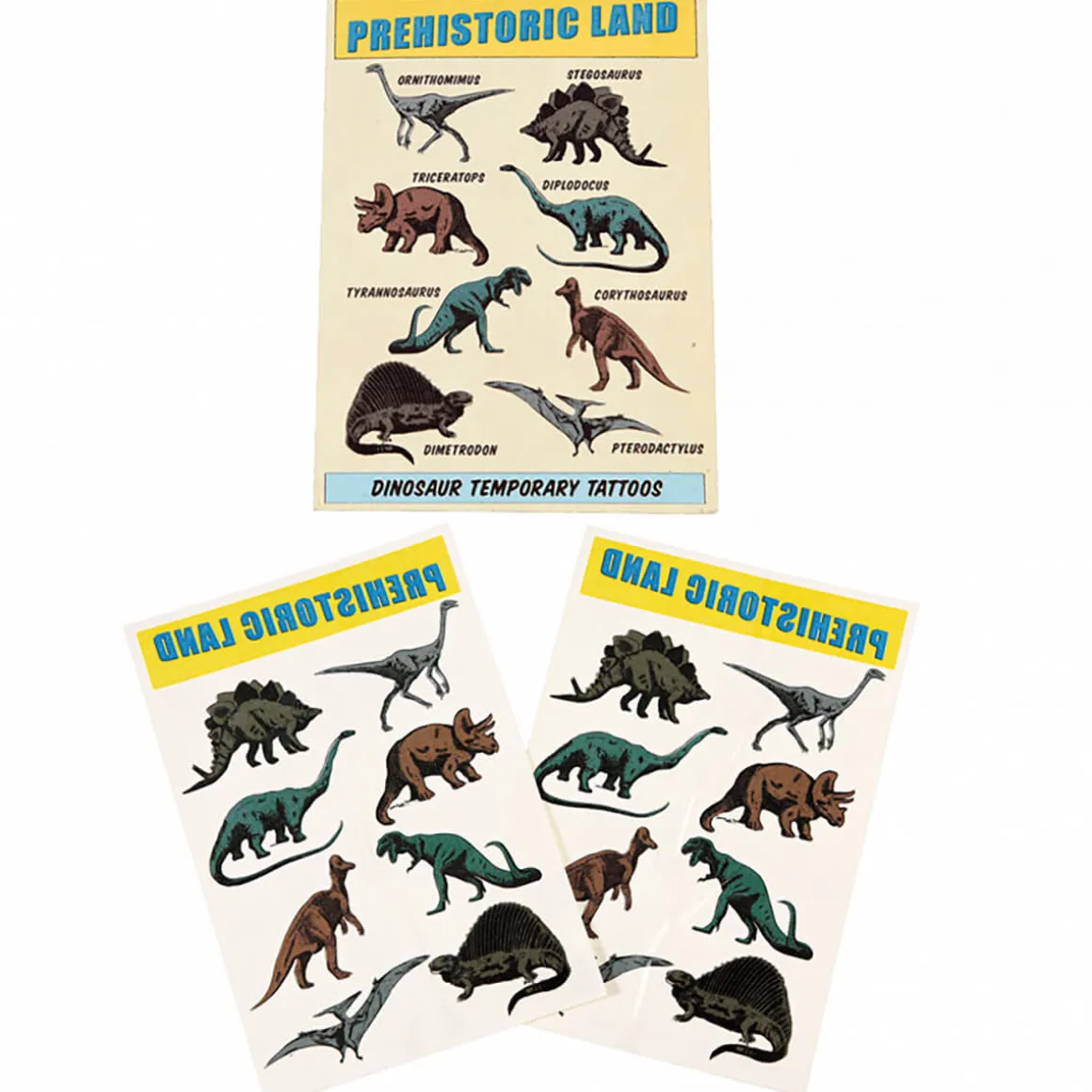 Temporary Tattoos Prehistoric Land by Rex London