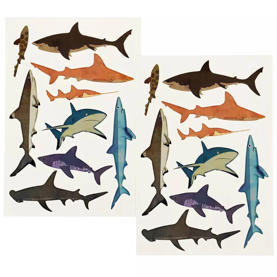 Temporary Tattoos Sharks by Rex London