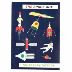 Temporary Tattoos Space Age by Rex London