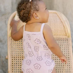 Terry Cinch Romper in Daisy by Quincy Mae