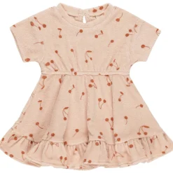 Terry Dress in Cherries by Quincy Mae