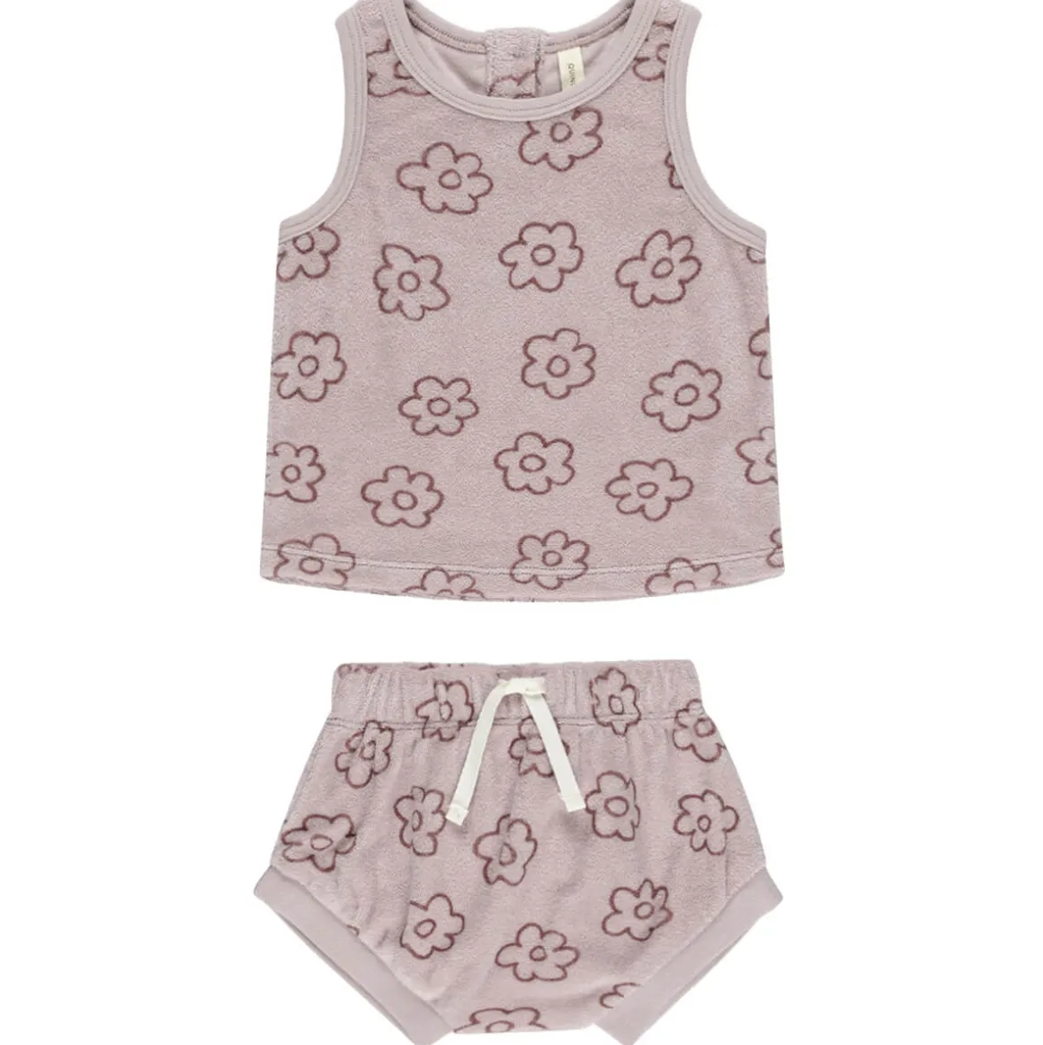 Terry Tank + Short Set in Daisy by Quincy Mae