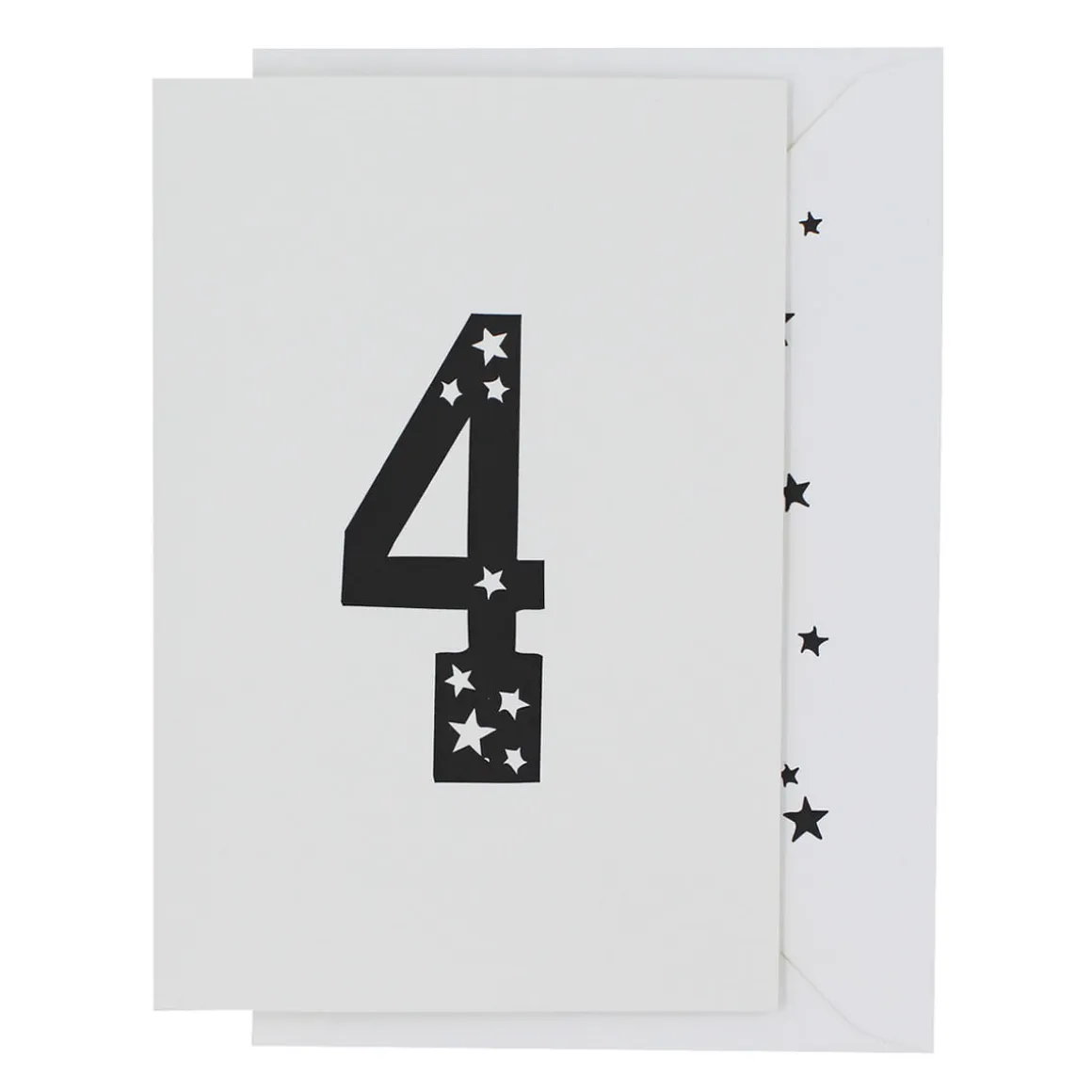 4th Birthday Greetings Card by Artcadia