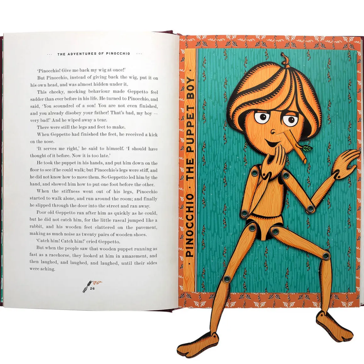 The Adventures of Pinocchio by Carlo Collodi & MinaLima
