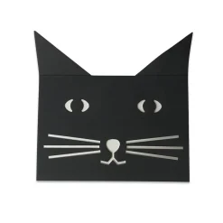 The Black Cat Greetings Card by Cut&Make