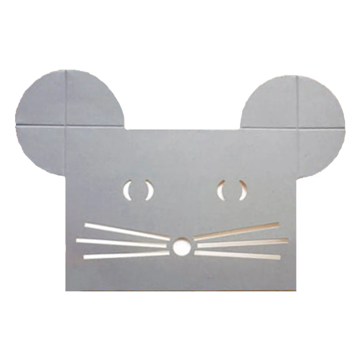 The Grey Mouse Greetings Card by Cut&Make