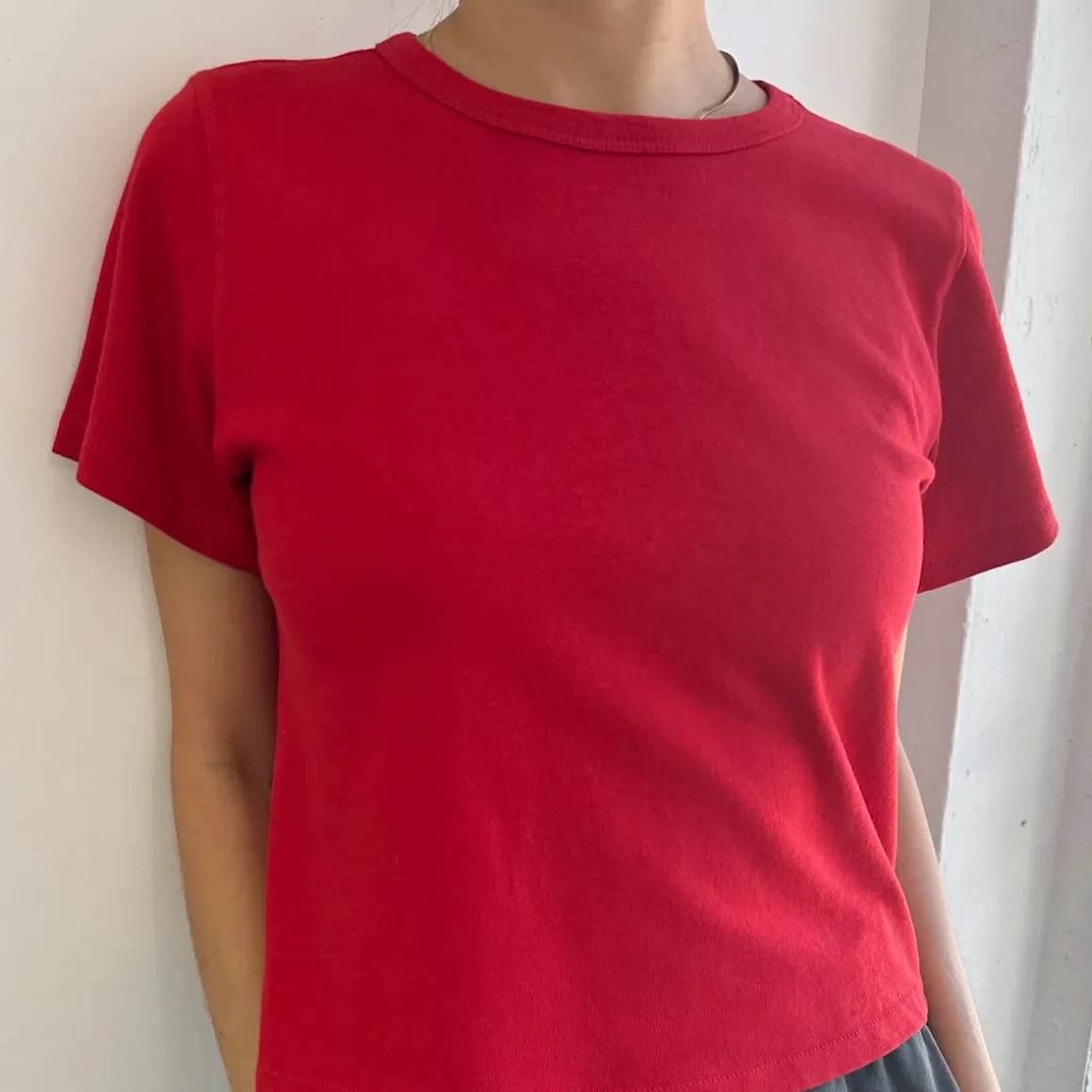 The Little Boy Tee in Chili by Le Bon Shoppe