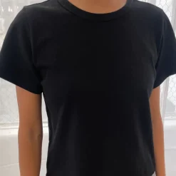 The Little Boy Tee in True Black by Le Bon Shoppe