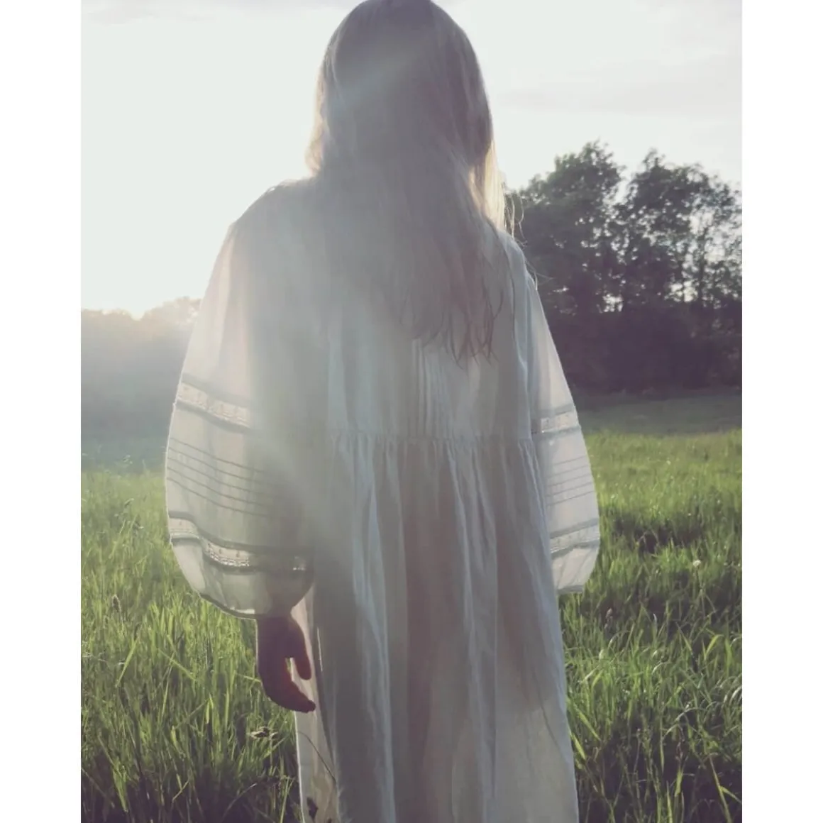 The Maple Dress in Vintage White by Faune
