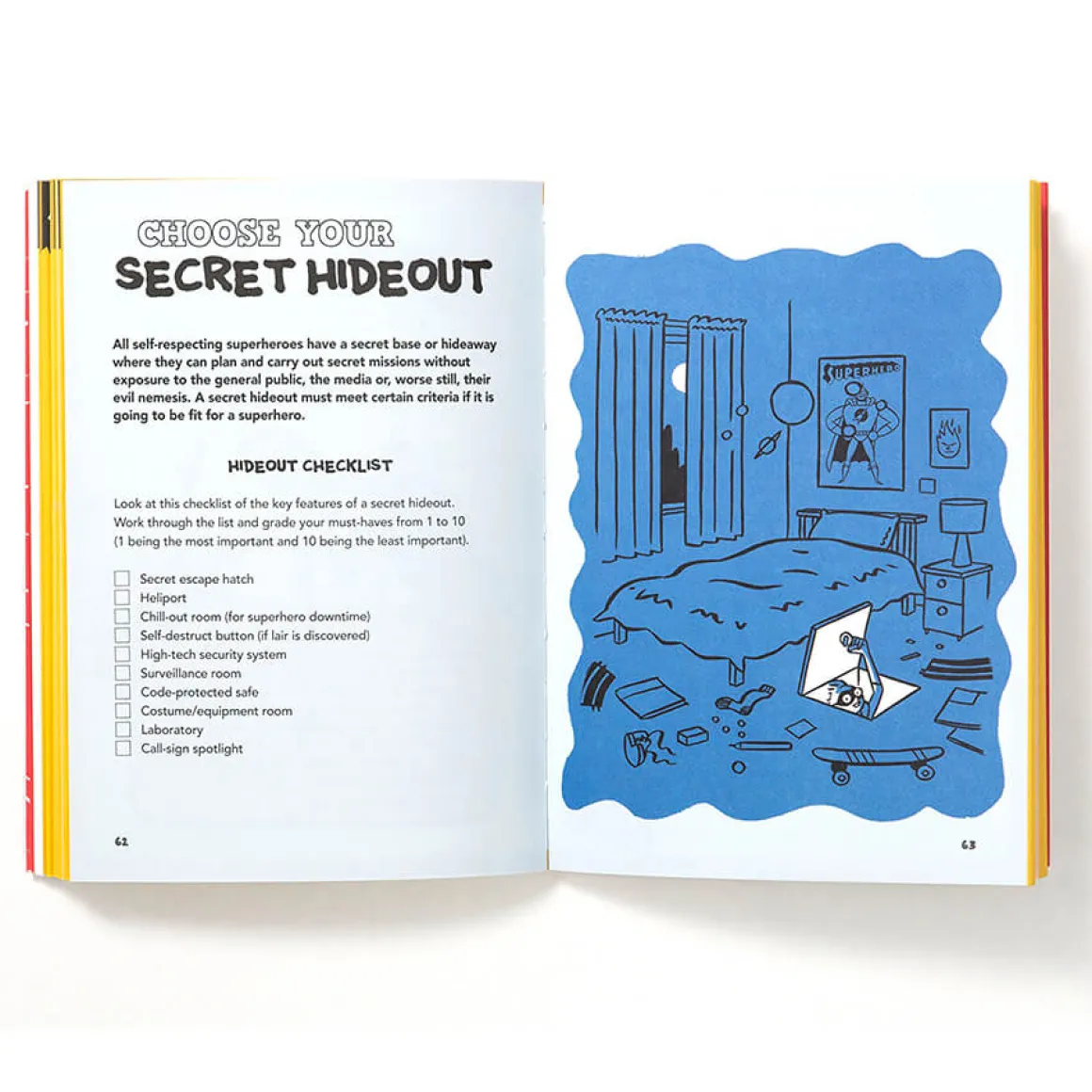 The Superhero Handbook: 20 Super Activities to Help You Save the World by James Doyle & Jason Ford