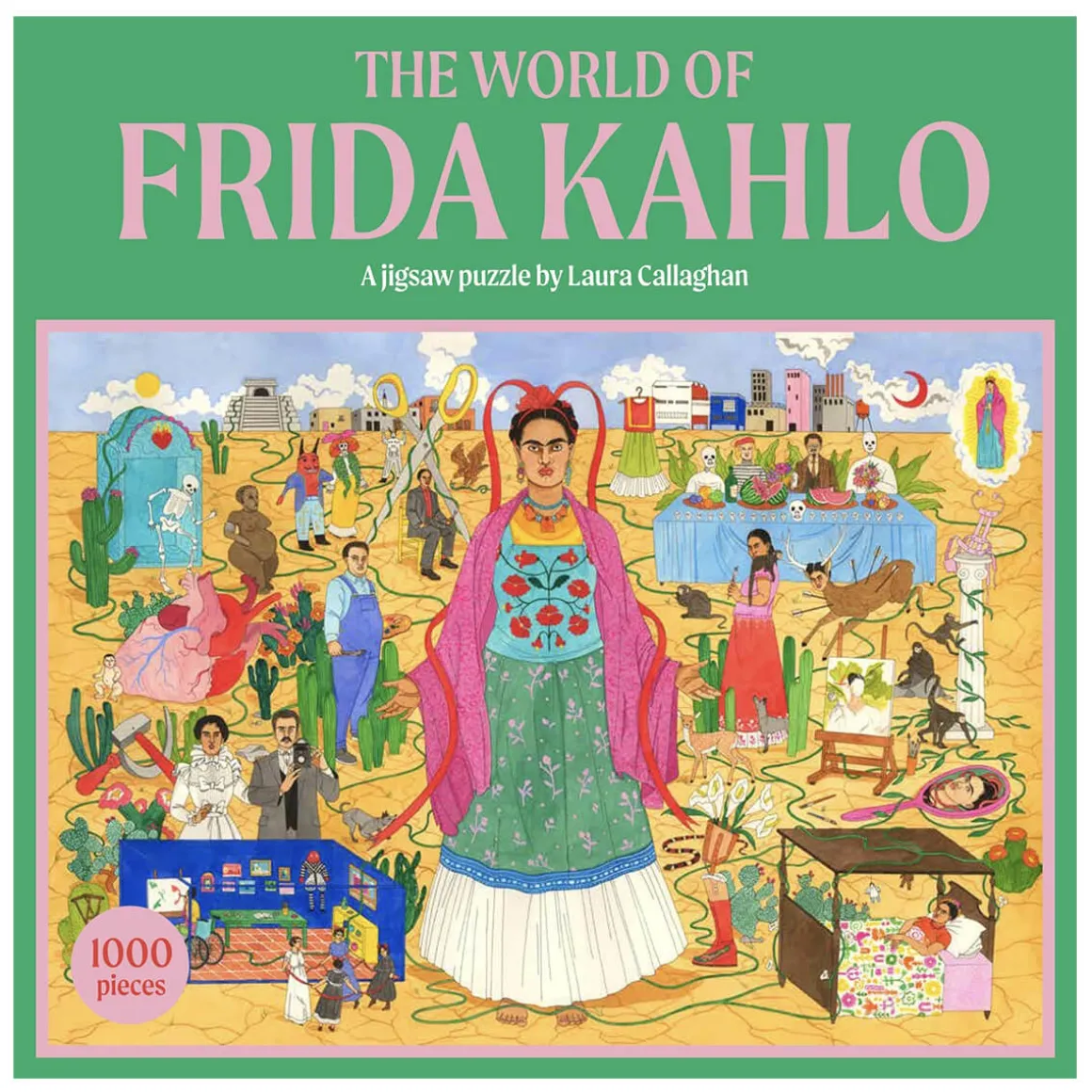 The World of Frida Kahlo 1000 Piece Jigsaw Puzzle by Laurence King Publishing