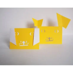 The Yellow Dog Greetings Card by Cut&Make