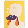 Thinking Of Ewe Greetings Card by Lydia Nichols for Lagom Design