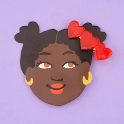 Three Hearts Hair Clip by Coucou Suzette